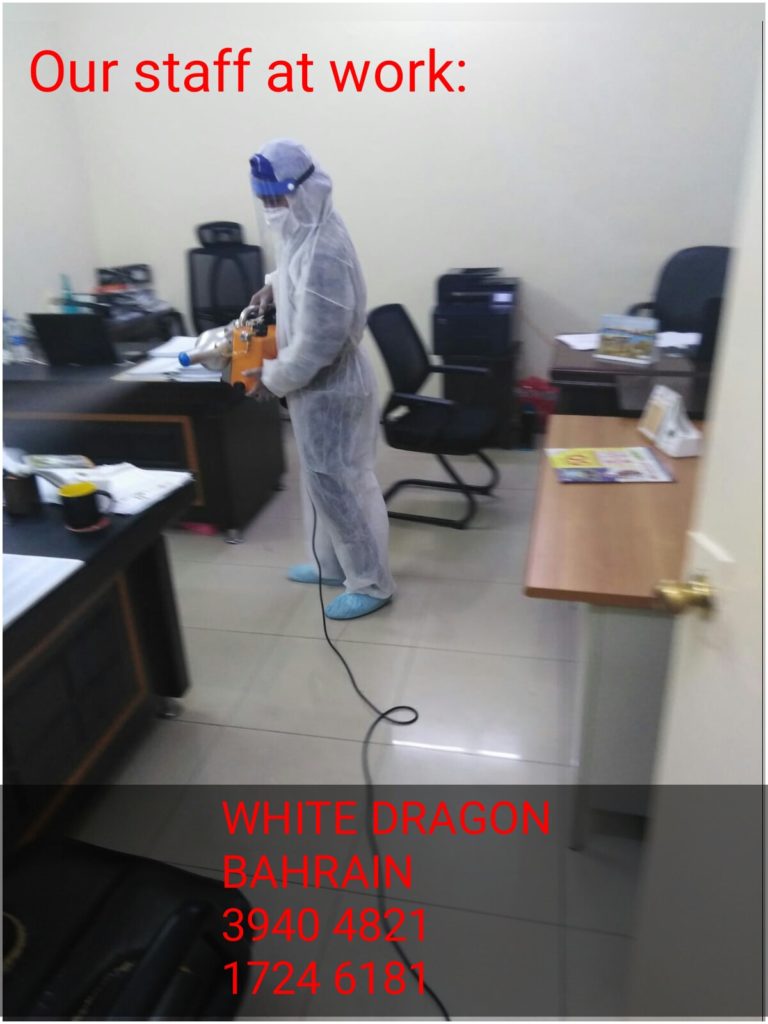 Anti Coronavirus Disinfection & Pest Control Services in Bahrain.